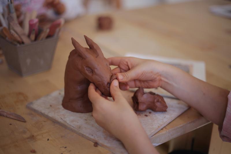 Ateliers SCULPTURE, modelage terre 