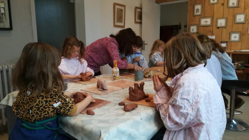 Ateliers SCULPTURE, modelage terre 