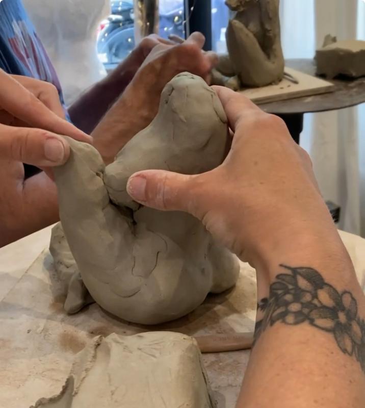 Stages SCULPTURE, les samedis 4 h avec Modèle vivant